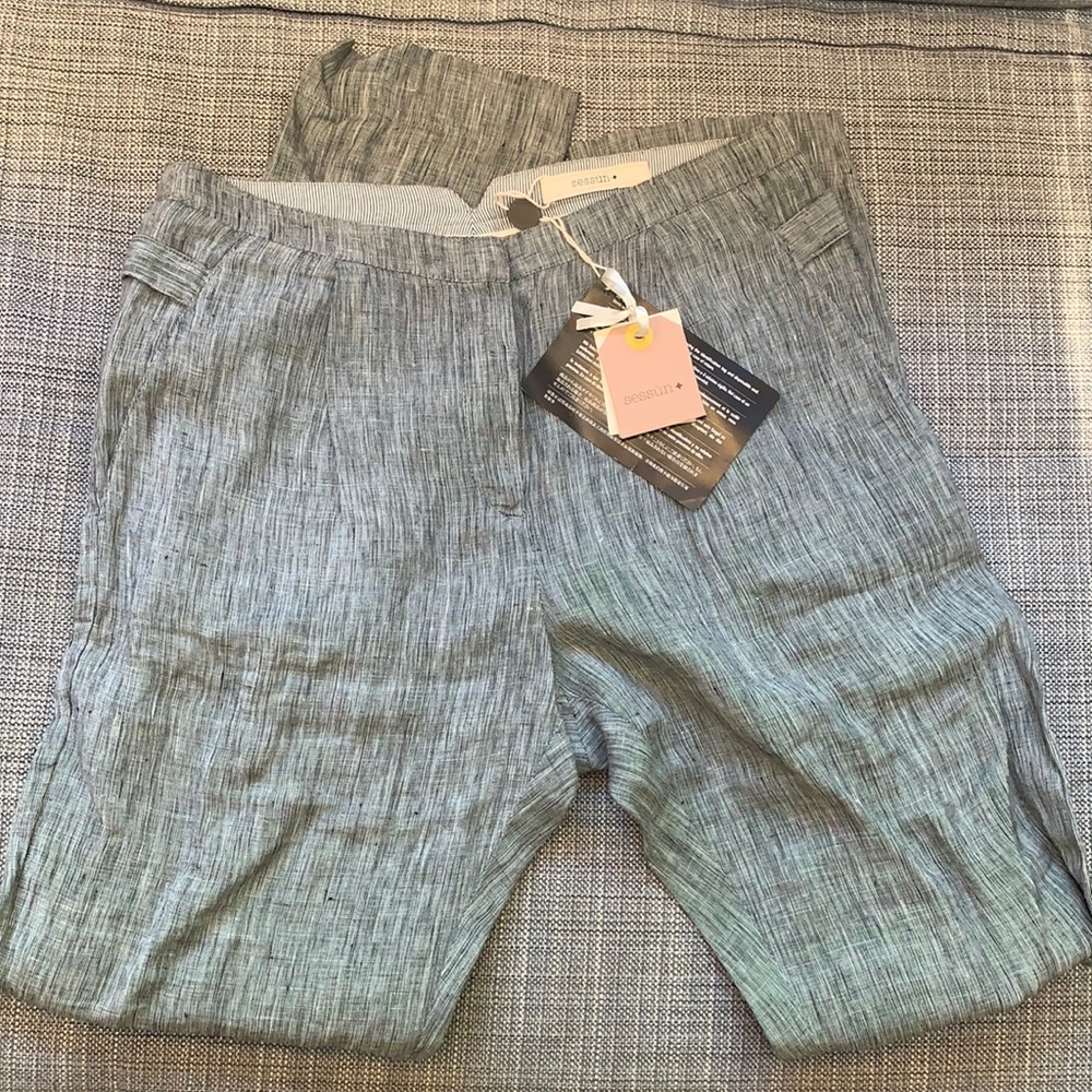 Sessun grey linen ankle pant - no longer NWT!